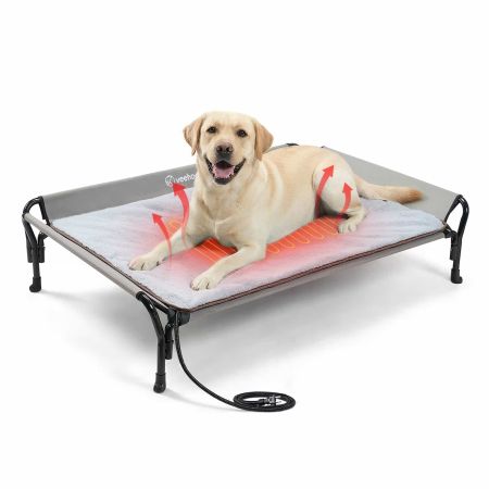 Veehoo Heated Elevated Dog Bed image1