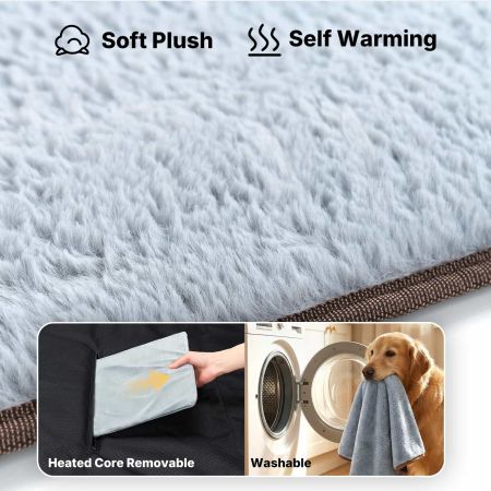 Veehoo Heated Elevated Dog Bed Gray Sales image5