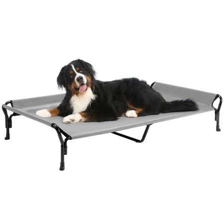 Veehoo Guardrail Elevated Dog Bed Gray Sales image1 Veehoo Guardrail Elevated Dog Bed Gray Sales image1