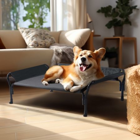 Veehoo Guardrail Elevated Dog Bed Black Sales image7 Veehoo Guardrail Elevated Dog Bed Black Sales image7