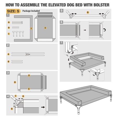 Veehoo Cooling Elevated Dog Bed with Removable Bolster Calming Beds image11 Veehoo Cooling Elevated Dog Bed with Removable Bolster Calming Beds image11