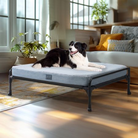 Veehoo Elevated Dog Bed with Removable Dog Pad Black Sales image8 Veehoo Elevated Dog Bed with Removable Dog Pad Black Sales image8