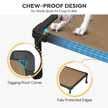 Veehoo Oxford Fabric Anti-chew Training Bed Black Sales image3 Veehoo Oxford Fabric Anti-chew Training Bed Black Sales image3