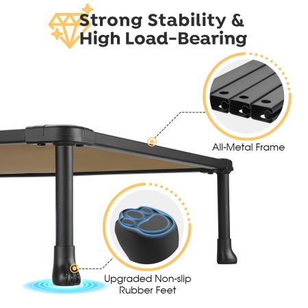 Veehoo Oxford Fabric Anti-chew Training Bed Black Sales image4 Veehoo Oxford Fabric Anti-chew Training Bed Black Sales image4