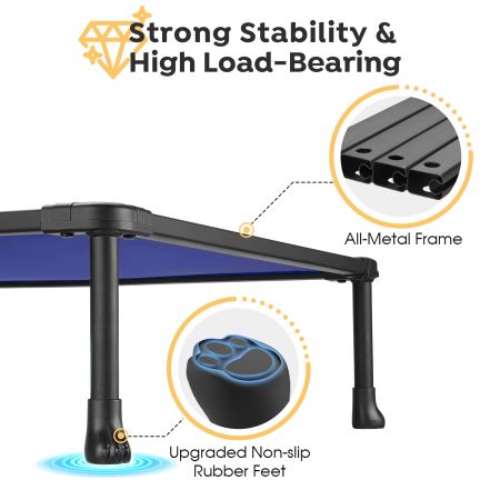 Veehoo Oxford Fabric Anti-chew Training Bed Blue Sales image4 Veehoo Oxford Fabric Anti-chew Training Bed Blue Sales image4