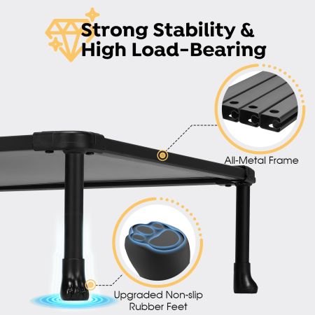 Veehoo Anti-chew Training Bed Gray Elevated Beds image5 Veehoo Anti-chew Training Bed Gray Elevated Beds image5