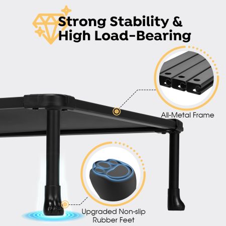Veehoo Anti-chew Training Bed Black Elevated Beds image5 Veehoo Anti-chew Training Bed Black Elevated Beds image5