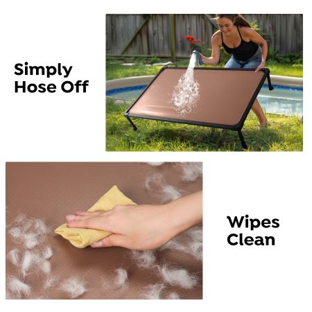 Veehoo Anti-chew Training Bed Brown Elevated Beds image6 Veehoo Anti-chew Training Bed Brown Elevated Beds image6