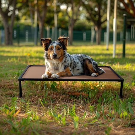 Veehoo Anti-chew Training Bed Brown Elevated Beds image7 Veehoo Anti-chew Training Bed Brown Elevated Beds image7