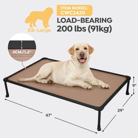 Veehoo Anti-chew Training Bed Brown Chew-Proof Beds image2 Veehoo Anti-chew Training Bed Brown Chew-Proof Beds image2