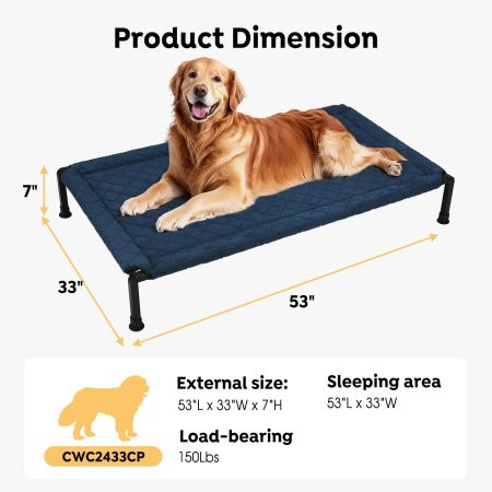 Veehoo Plush Fleece Elevated Dog Bed Gray Elevated Beds image12 Veehoo Plush Fleece Elevated Dog Bed Gray Elevated Beds image12