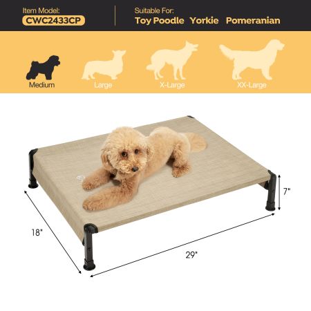 Veehoo Heavy Duty Elevated Dog Bed Elevated Cooling Beds image8
