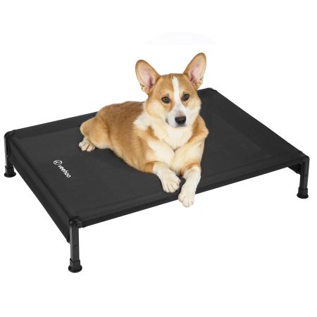 Veehoo Heavy Duty Elevated Dog Bed Black Sales image1 Veehoo Heavy Duty Elevated Dog Bed Black Sales image1