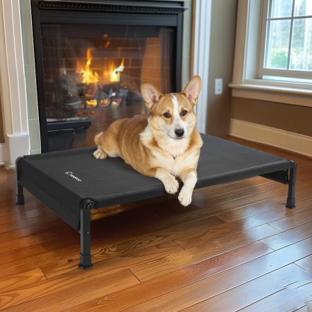 Veehoo Heavy Duty Elevated Dog Bed Black Sales image9 Veehoo Heavy Duty Elevated Dog Bed Black Sales image9
