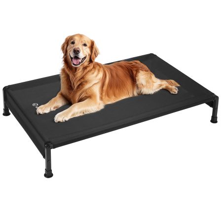 Veehoo Heavy Duty Elevated Dog Bed Black Sales image1