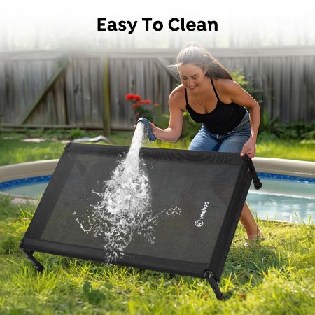 Veehoo Heavy Duty Elevated Dog Bed Black Sales image7