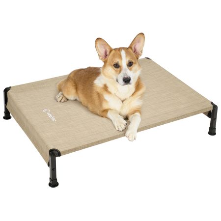 Veehoo Heavy Duty Elevated Dog Bed Beige Sales image1
