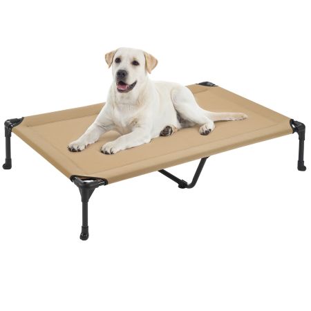 Veehoo Heavy Denier Mesh Elevated Dog Bed Brown Sales image1 Veehoo Heavy Denier Mesh Elevated Dog Bed Brown Sales image1