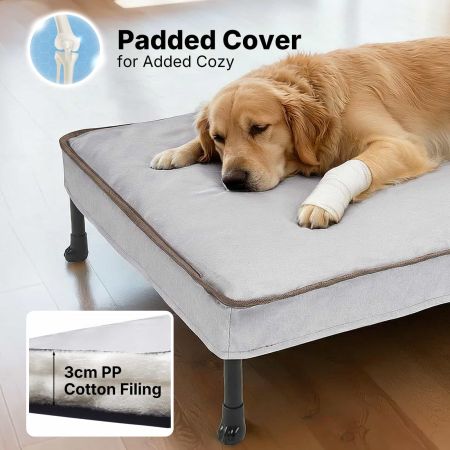 Veehoo Waterproof Stain Resistant Elevated Dog Bed Gray Sales image6 Veehoo Waterproof Stain Resistant Elevated Dog Bed Gray Sales image6