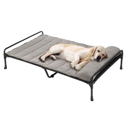 Veehoo Elevated Dog Bed with Soft Bolster Mat Gray Sales image1 Veehoo Elevated Dog Bed with Soft Bolster Mat Gray Sales image1