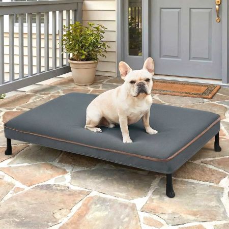 Veehoo Chew Proof Washable Dog Bed for Destructive Dogs image1