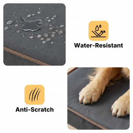 Veehoo Chew Proof Washable Dog Bed for Destructive Dogs Gray Sales image5 Veehoo Chew Proof Washable Dog Bed for Destructive Dogs Gray Sales image5