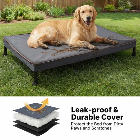 Veehoo Chew Proof Washable Dog Bed for Destructive Dogs Gray Sales image6 Veehoo Chew Proof Washable Dog Bed for Destructive Dogs Gray Sales image6