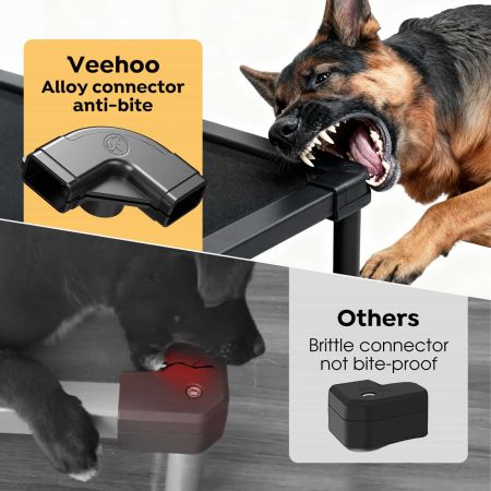 Veehoo Chewproof Padded Raised Pet Cot Black Sales image7 Veehoo Chewproof Padded Raised Pet Cot Black Sales image7