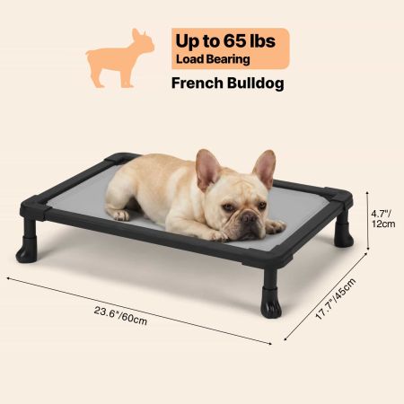 Veehoo Chew-Proof Small Elevated Dog Bed Gray New Arrivals image3 Veehoo Chew-Proof Small Elevated Dog Bed Gray New Arrivals image3