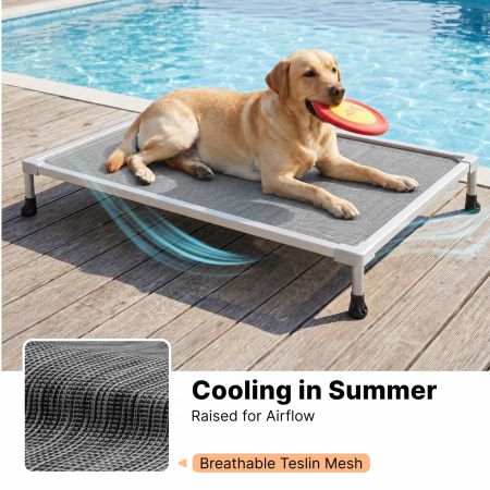 Veehoo Chew Proof Elevated Dog Bed with Aluminum Frame New Arrivals image5 Veehoo Chew Proof Elevated Dog Bed with Aluminum Frame New Arrivals image5
