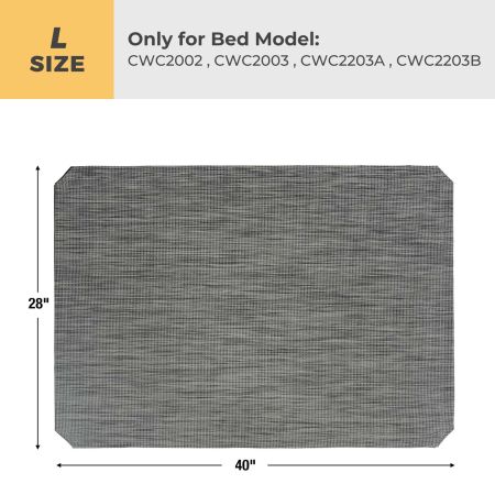 Veehoo Dog Bed Cover for CWC2002 & CWC2003 & CWC2203A & CWC2203B Silver Replacements image6