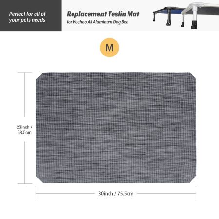 Veehoo Dog Bed Cover for CWC2002 & CWC2003 & CWC2203A & CWC2203B Silver Replacements image3