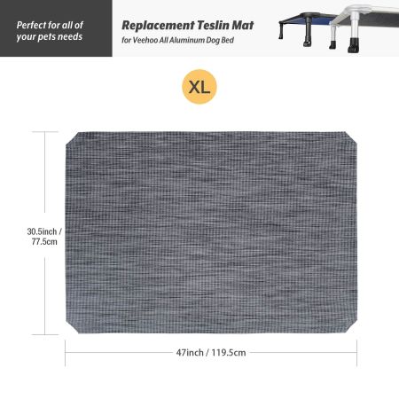 Veehoo Dog Bed Cover for CWC2002 & CWC2003 & CWC2203A & CWC2203B Silver Replacements image3 Veehoo Dog Bed Cover for CWC2002 & CWC2003 & CWC2203A & CWC2203B Silver Replacements image3