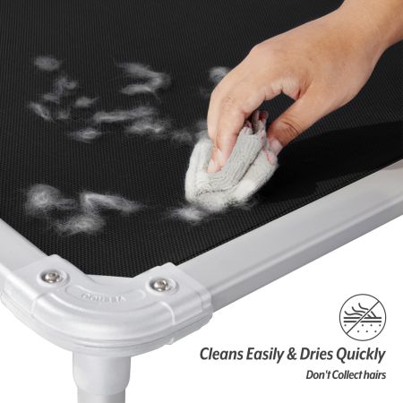 Veehoo Dog Bed Cover for CWC2002 & CWC2003 & CWC2203A & CWC2203B Black Replacement Bed Mats image5