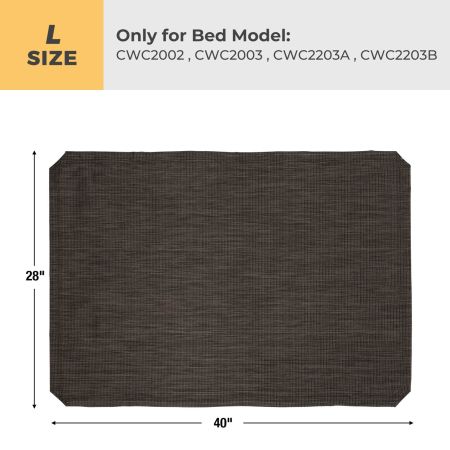 Veehoo Dog Bed Cover for CWC2002 & CWC2003 & CWC2203A & CWC2203B Brown Replacements image6