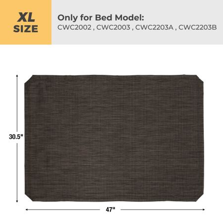 Veehoo Dog Bed Cover for CWC2002 & CWC2003 & CWC2203A & CWC2203B Brown Replacements image6