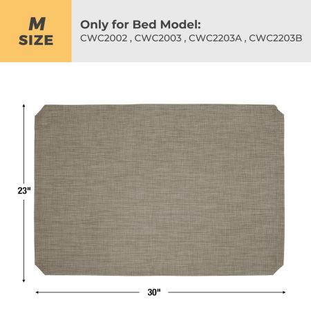 Veehoo Dog Bed Cover for CWC2002 & CWC2003 & CWC2203A & CWC2203B Beige Replacements image7 Veehoo Dog Bed Cover for CWC2002 & CWC2003 & CWC2203A & CWC2203B Beige Replacements image7