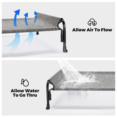  Veehoo Elevated Dog Bed Replacement Cover for CWC2204 Replacement Bed Mats image9