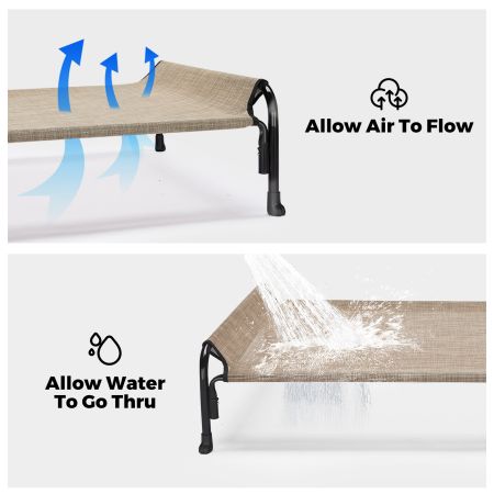 Veehoo Elevated Dog Bed Replacement Cover for CWC2204 Beige Replacements image6 Veehoo Elevated Dog Bed Replacement Cover for CWC2204 Beige Replacements image6