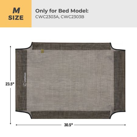 Veehoo Breathable Durable Dog Bed Cover for CWC2303 Replacement Bed Mats image7 Veehoo Breathable Durable Dog Bed Cover for CWC2303 Replacement Bed Mats image7