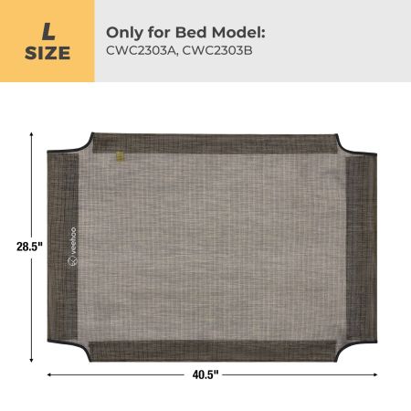 Veehoo Breathable Durable Dog Bed Cover for CWC2303 Replacement Bed Mats image8 Veehoo Breathable Durable Dog Bed Cover for CWC2303 Replacement Bed Mats image8