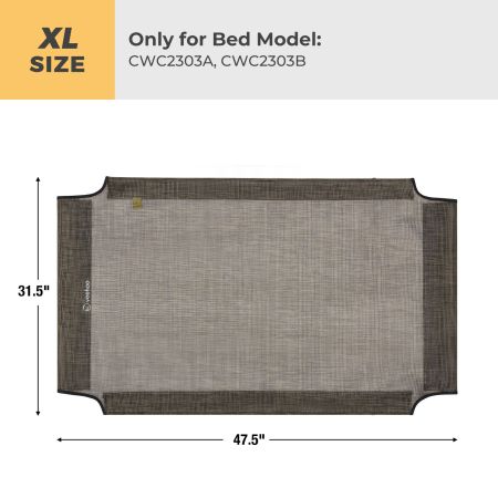 Veehoo Breathable Durable Dog Bed Cover for CWC2303 Replacement Bed Mats image9 Veehoo Breathable Durable Dog Bed Cover for CWC2303 Replacement Bed Mats image9