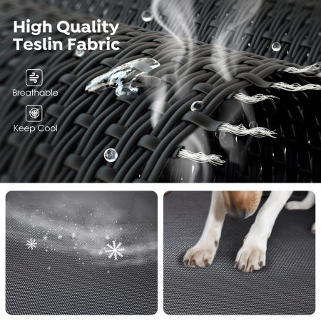 Veehoo Guardrail Elevated Dog Bed Replacement Cover for CWC2307 Replacement Bed Mats image2