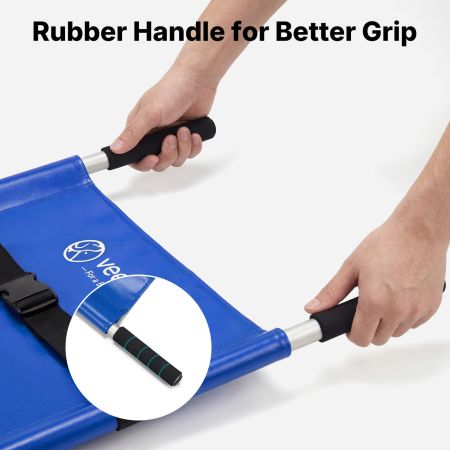 Veehoo Portable Dog Stretcher for Large Dog Blue Dog image3
