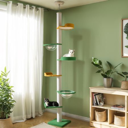 Veehoo Teddy Fleece Cat Tower image1