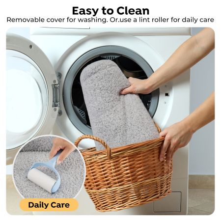 Veehoo 35'' Tall Cat Scratching Post with Scratching Pads Gray New Arrivals image8