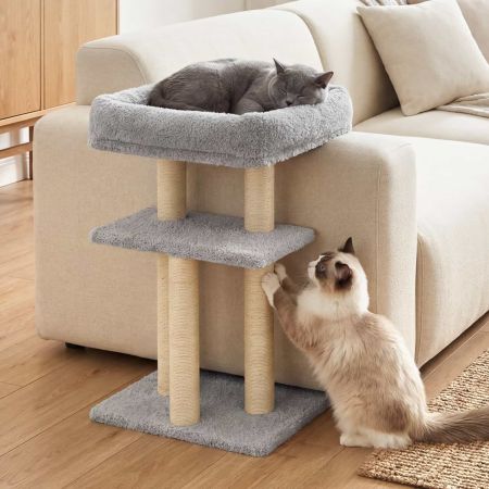 Veehoo Couch Protector & Cat Perch Post for Sofa Armrests image1