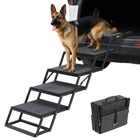 Veehoo Heavy Duty Foldable Dog Steps for Large Dogs & SUVs Sales image4