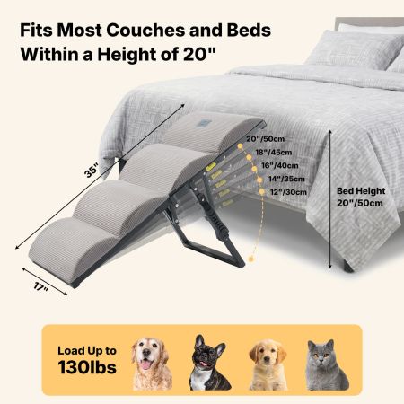 Veehoo Foldable Dog Ramp for Bed & Couch Sales image4 Veehoo Foldable Dog Ramp for Bed & Couch Sales image4