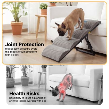Veehoo Foldable Dog Ramp for Bed & Couch Sales image8 Veehoo Foldable Dog Ramp for Bed & Couch Sales image8